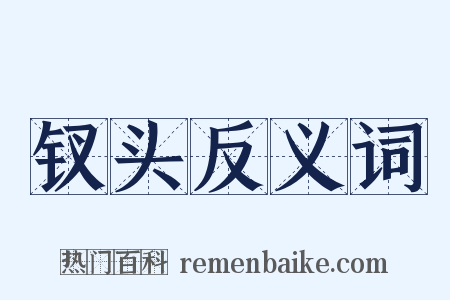 钗头反义词是什么意思的图片